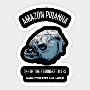 Amazon Piranha Sticker